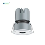 Gallery Museum Art PIN-Hole Recessed LED Downlight 3" 15W Precision Spotlight 5CCT COB CRI90+ Anti Glare 30°Tilt Ceiling Light
